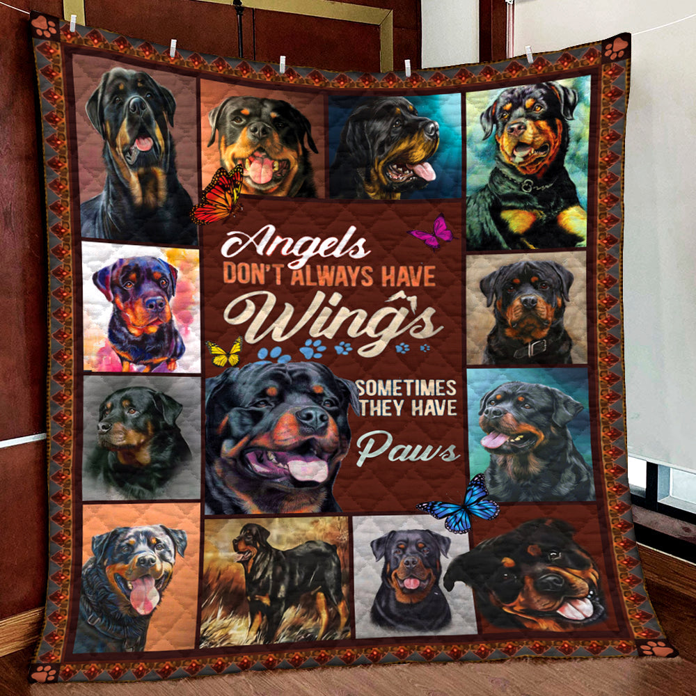 Rottweiler Quilt Blanket MN041107