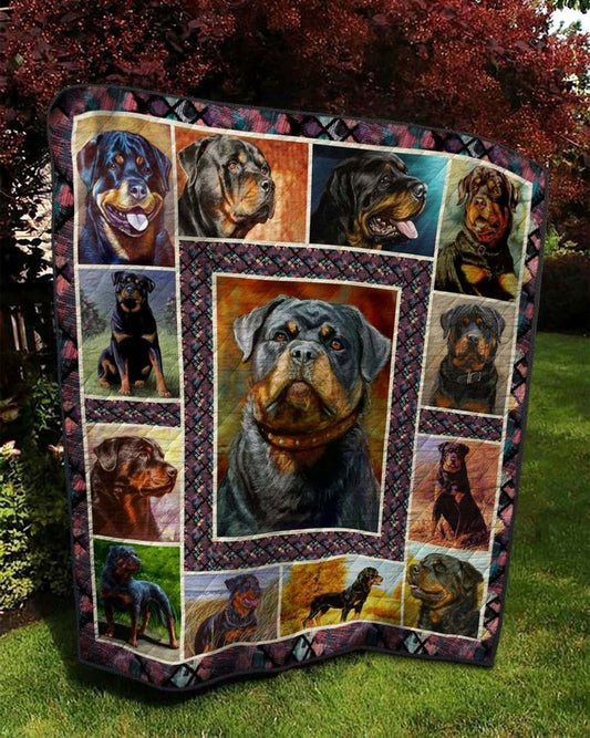 Rottweiler TNT0604 12 Quilt Blanket