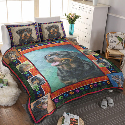 Rottweiler CLA3010023B Quilt Bedding Set
