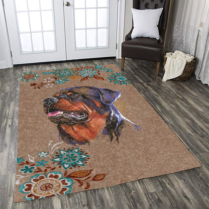 Rottweiler Dog HM270751 Rug