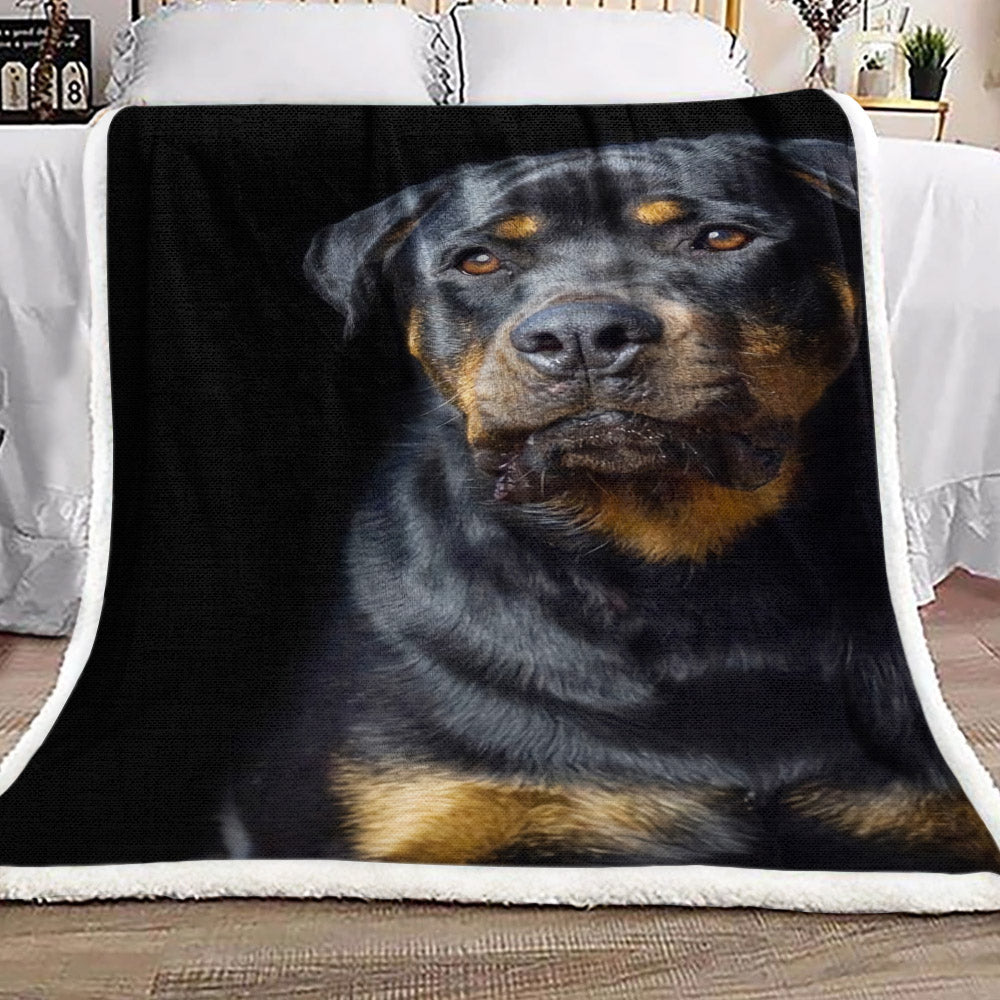 Rottweiler NT1111258F Sherpa Fleece Blanket