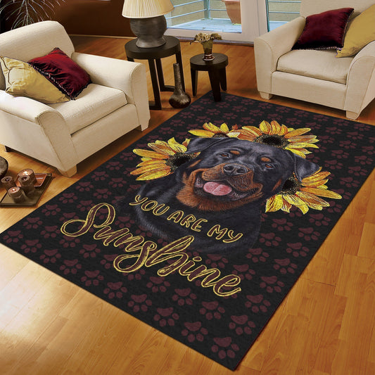 Rottweiler Sunshine Secret CLM1110325M Rug