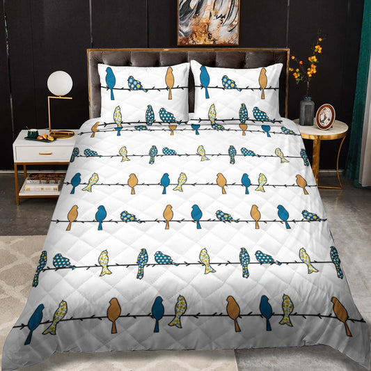 Rowley Birds CLP1910134TT Quilt Bedding Set