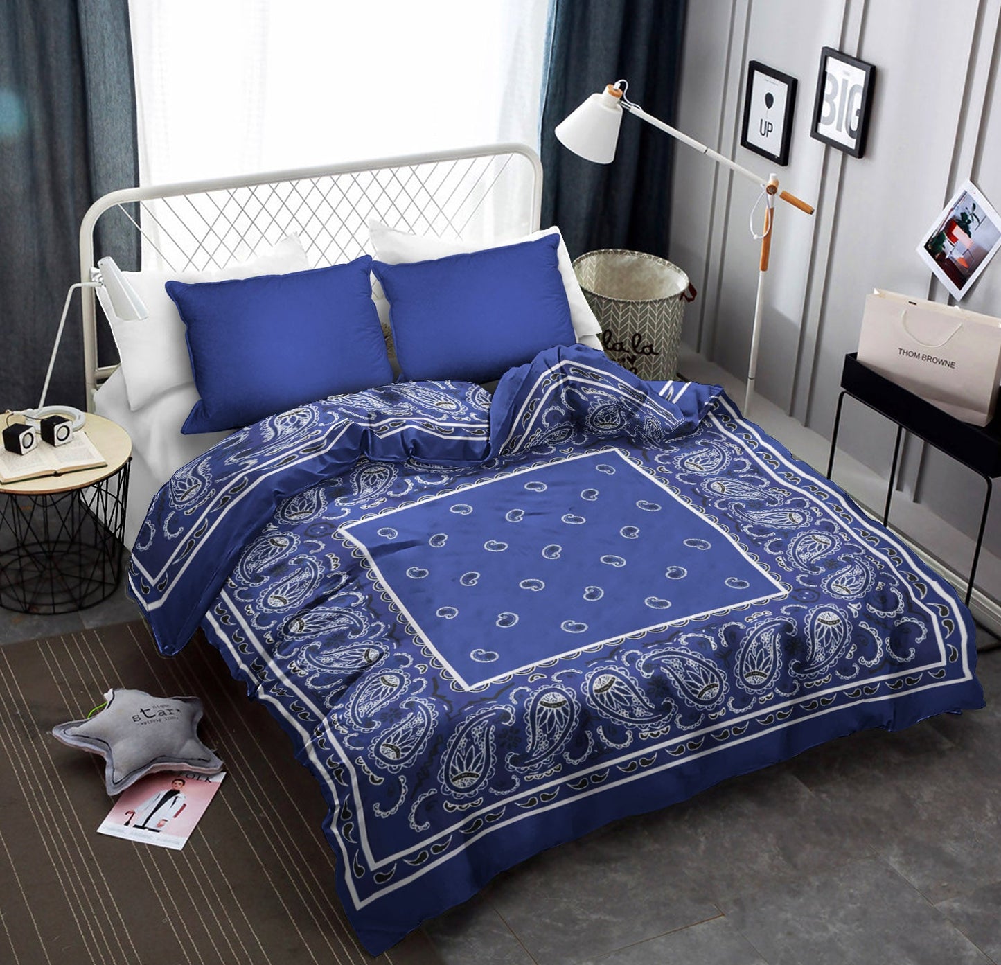 Royal Blue Bandana CLM1710320BB Bedding Sets