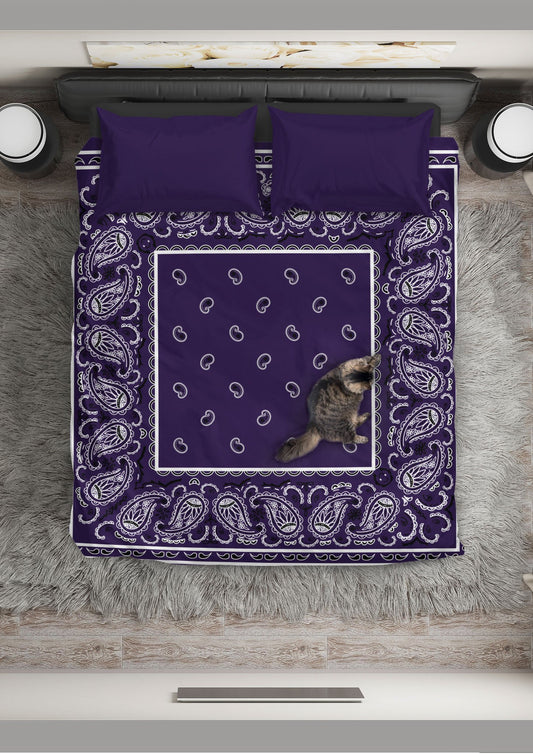 Royal Purple Bandana CLM1710321B Bedding Sets