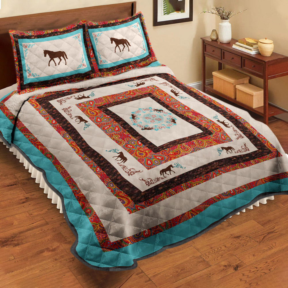 Rustic Horse CLA2609190B Quilt Bedding Set