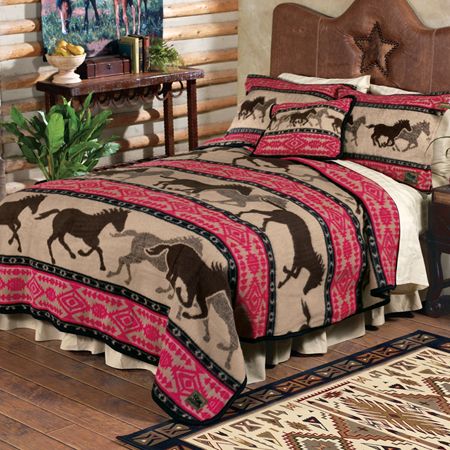 Rustic Horse CLM2709123T Quilt Bedding Set