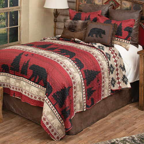 Rustic Moose CLA2709187B Quilt Bedding Set