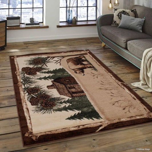 Rustic Bear CLA0410085R Rug