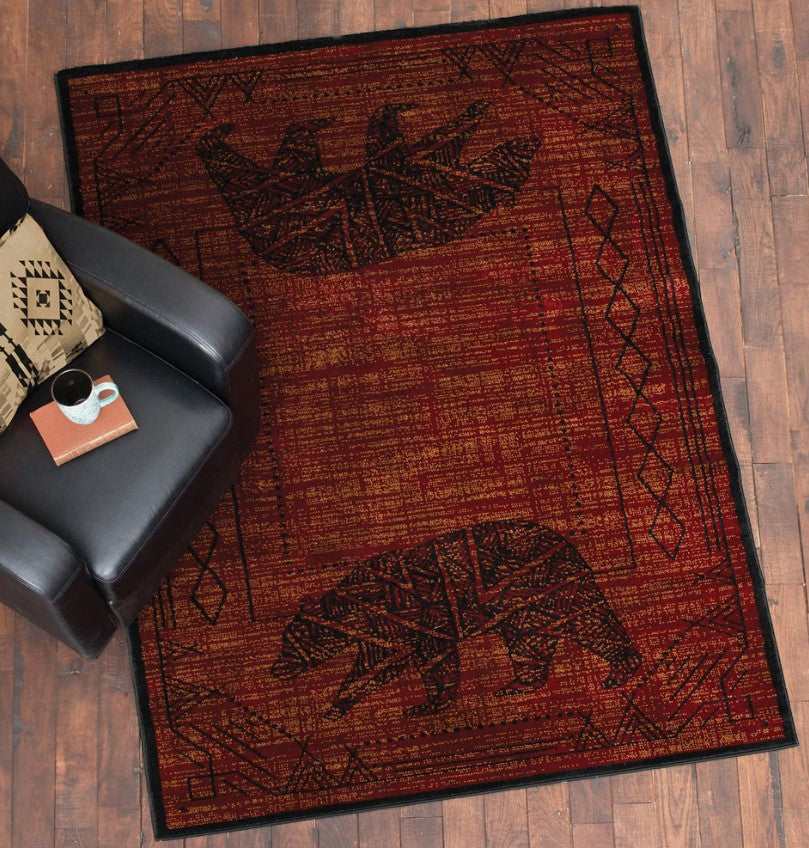 Rustic Bear CLA0410087R Rug