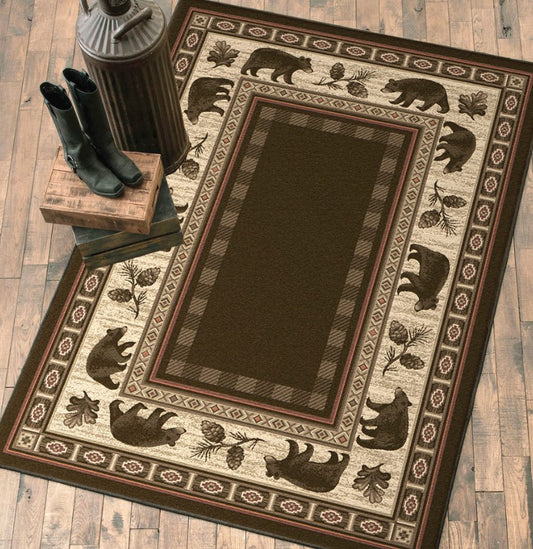 Rustic Bear CLA0410095R Rug