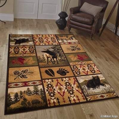 Rustic Moose CLA0410123R Rug