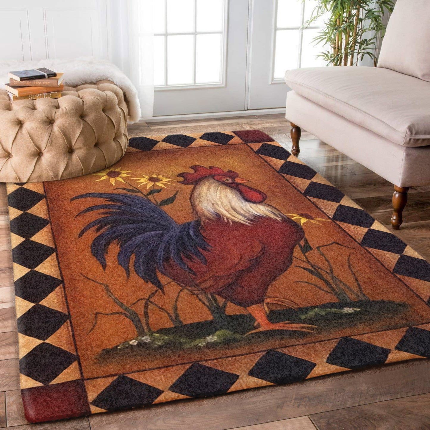 Rustic Rooster AA0910099M Rug