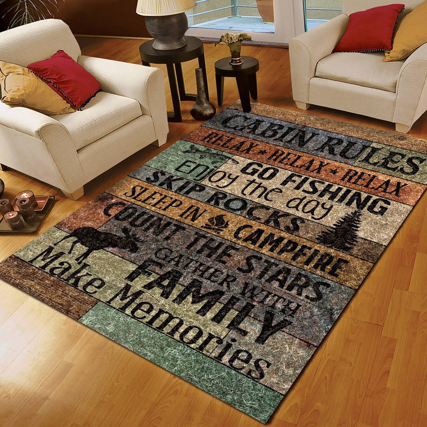 Rustic Wildlife NT0409115R Rug