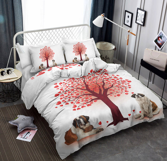 Saint Bernard Heart Tree CLM3010506B Bedding Sets