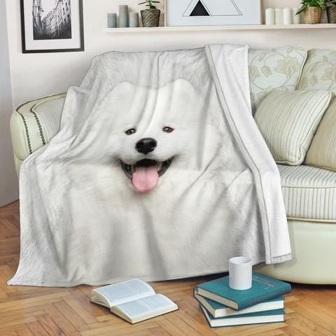 Samoyed CLA0910059F Sherpa Fleece Blanket