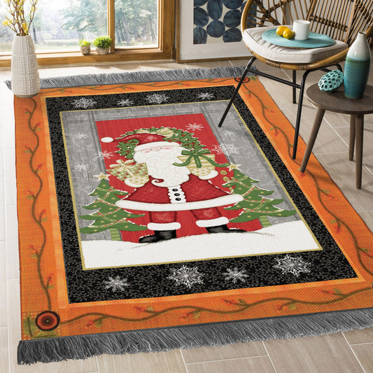 Santa Christmas Gift BL1610301O Decorative Floor-cloth