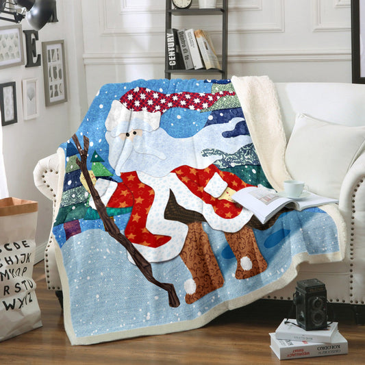 Santa Christmas HM200817TT Sherpa Fleece Blanket