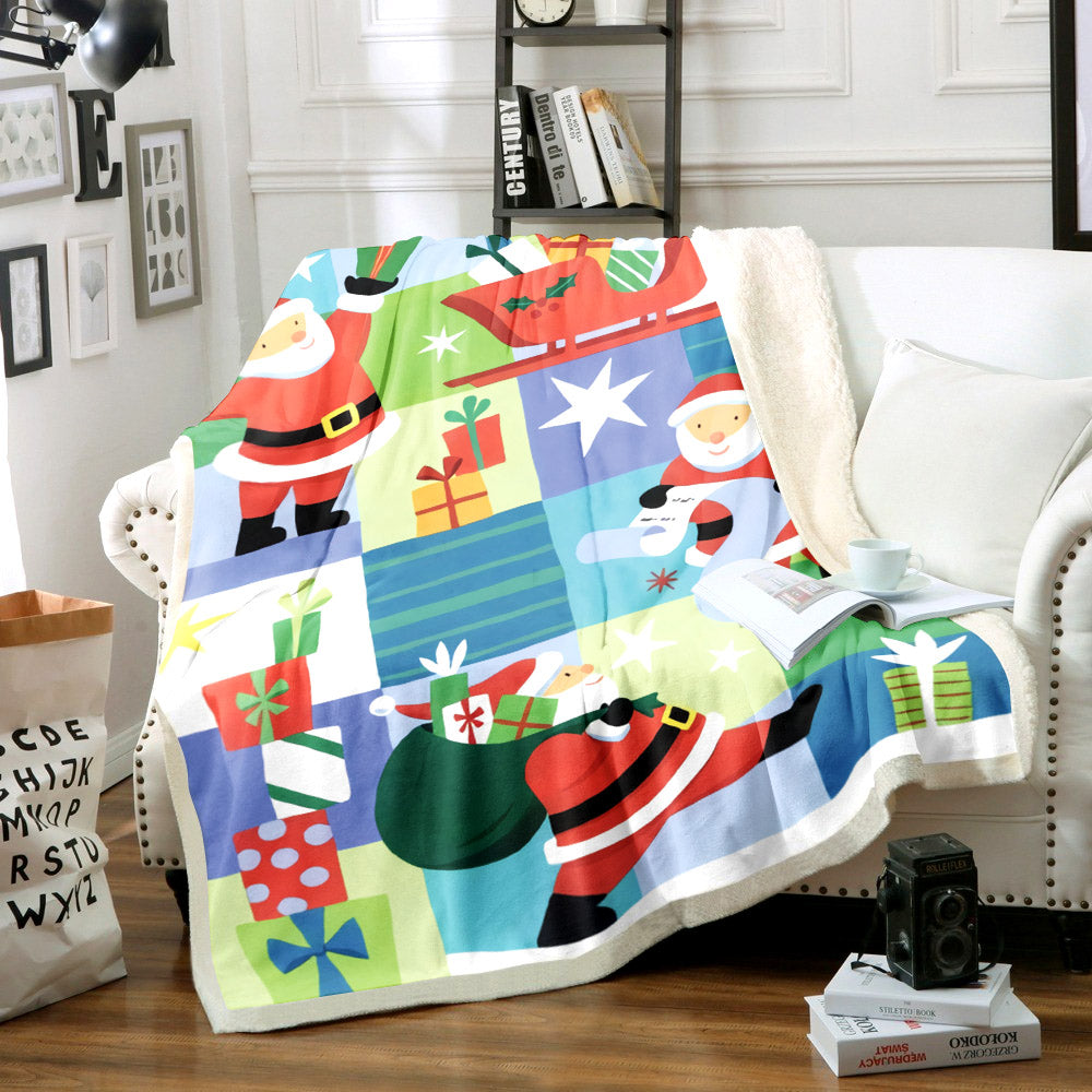 Santa Claus Christmas TN0711126TT Sherpa Fleece Blanket