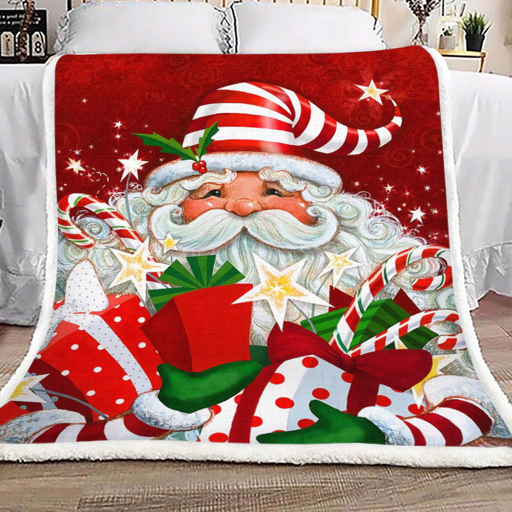 Santa Claus HT0210142TT Sherpa Fleece Blanket