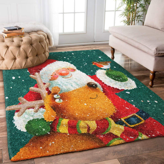 Santa With Reindeer NP2510306R Rug