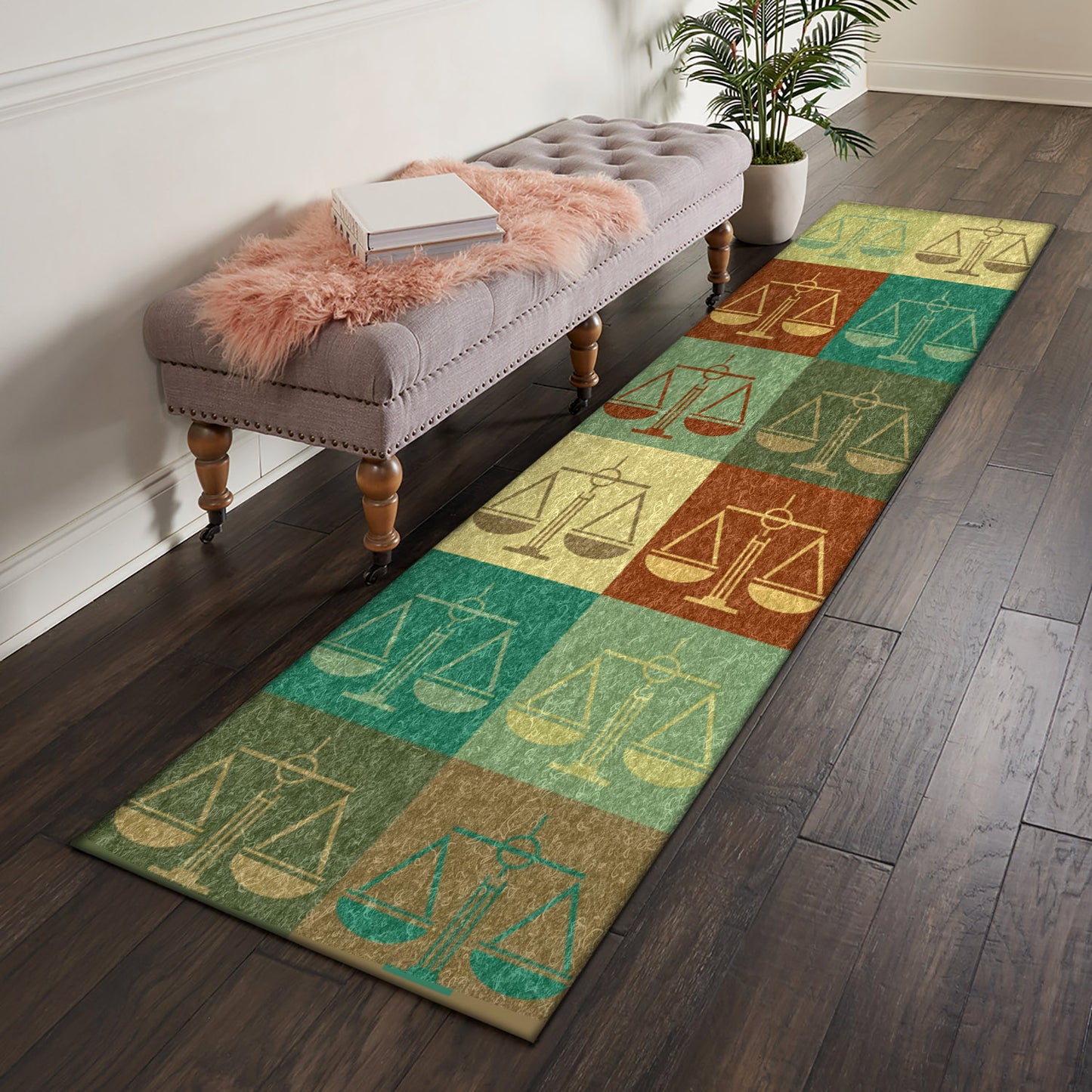 Scales Of Justice NN071036N Runner Rug