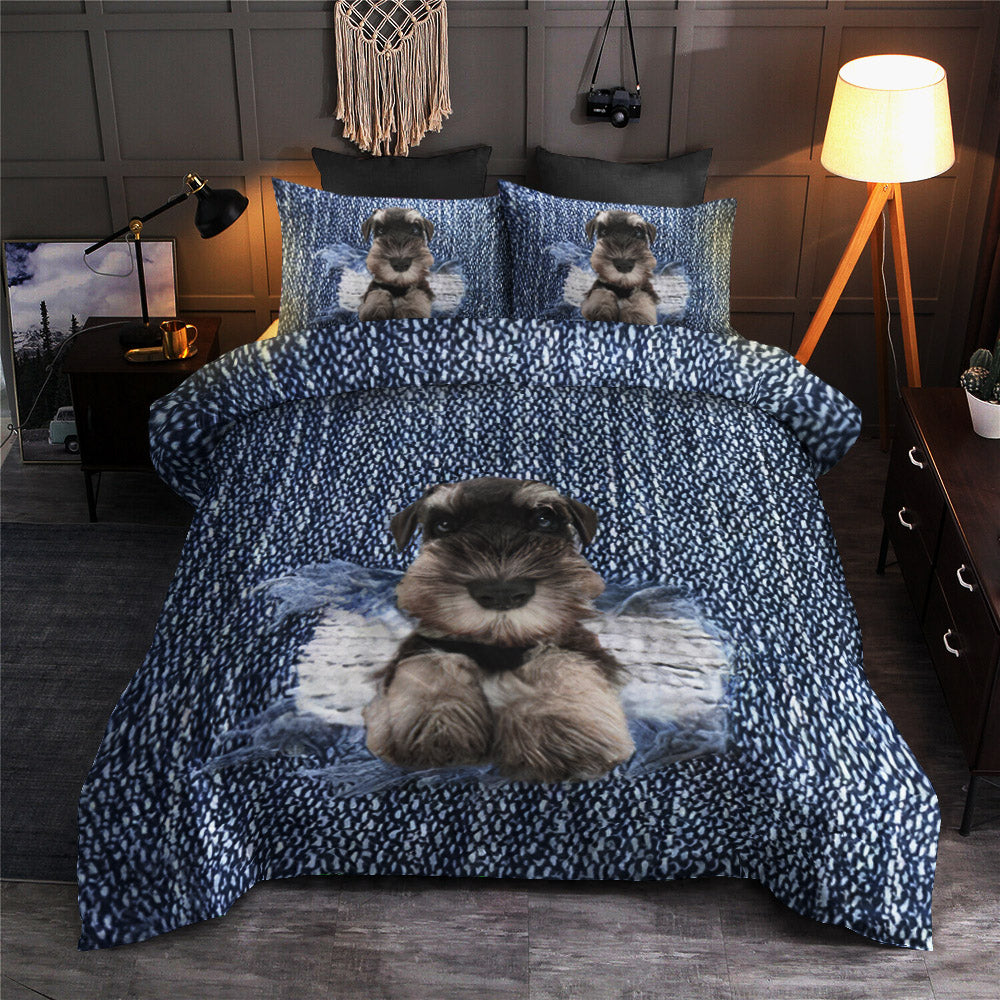 Schnauzer Break The Wall CLA22100824B Bedding Sets