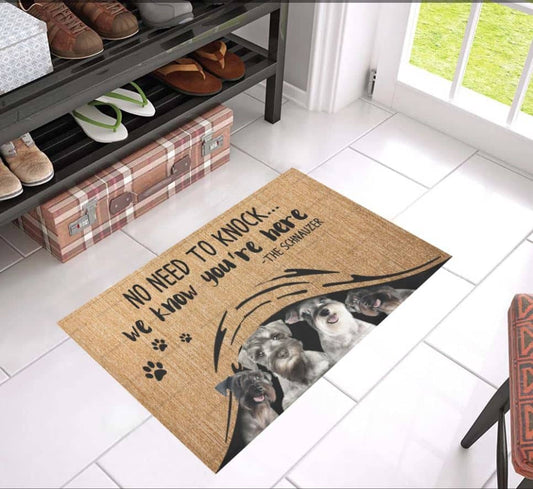 Schnauzer CLP0111131D Non-slip Door mats