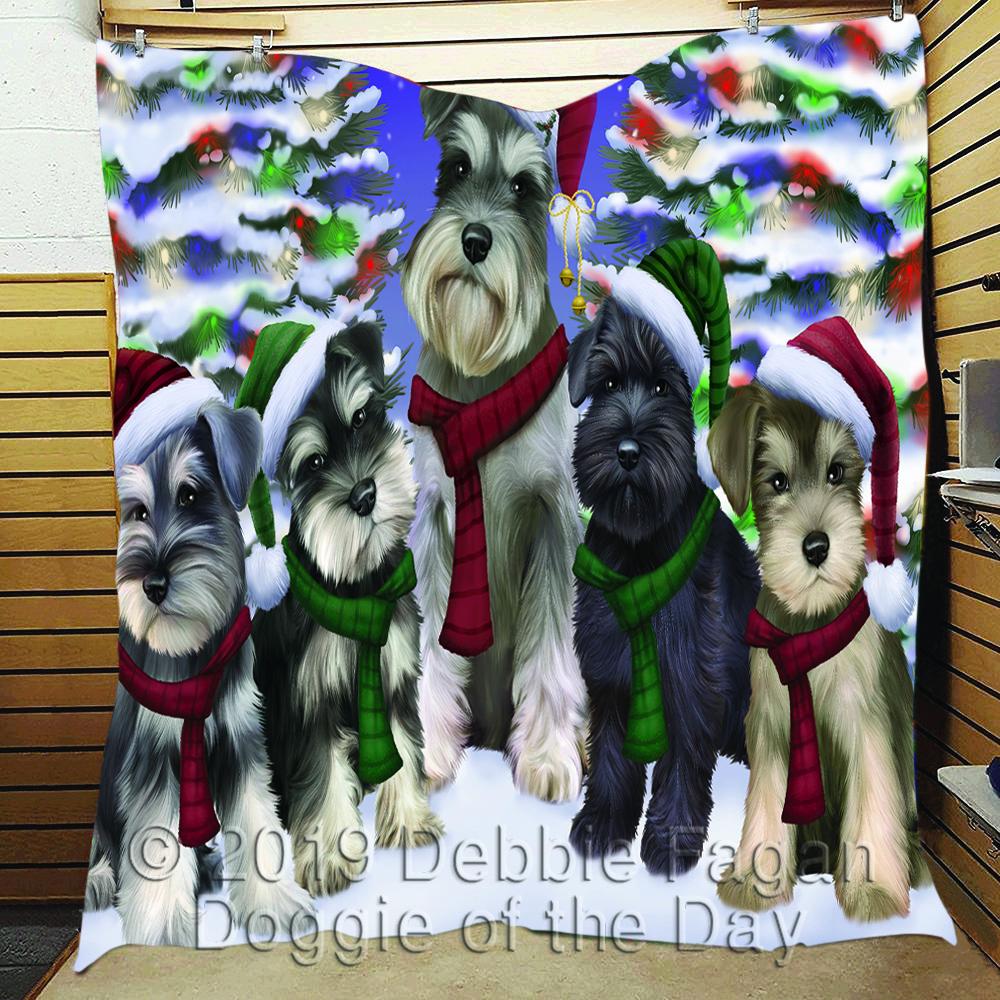 Schnauzers All CL18111426MDQ Quilt Blanket