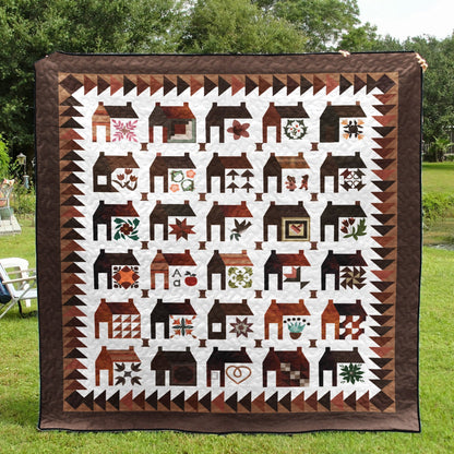 Schoolhouse CLP210663 Quilt Blanket