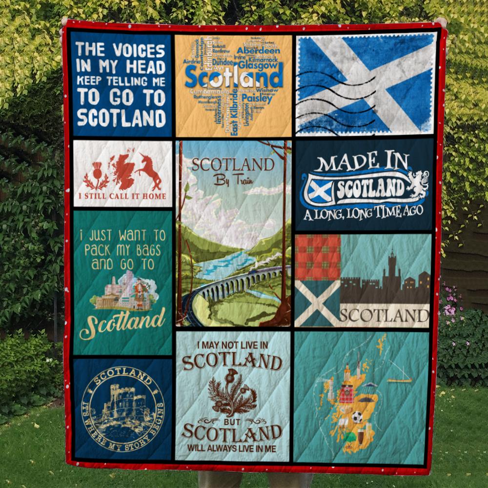 Scotland CL14100442MDQ Quilt Blanket