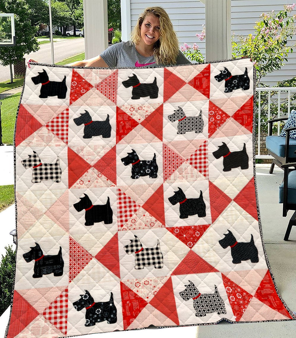 Scotties On Parade Quilt Blanket TM011104