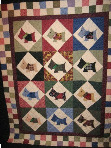 Scottish Terrier CLA1710482Q Quilt Blanket