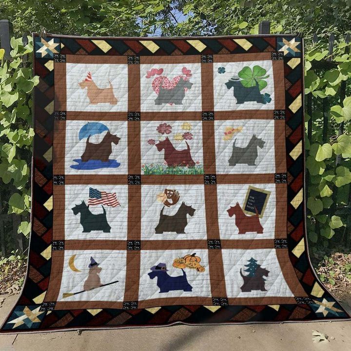 Scottish Terrier TL280529 Quilt Blanket