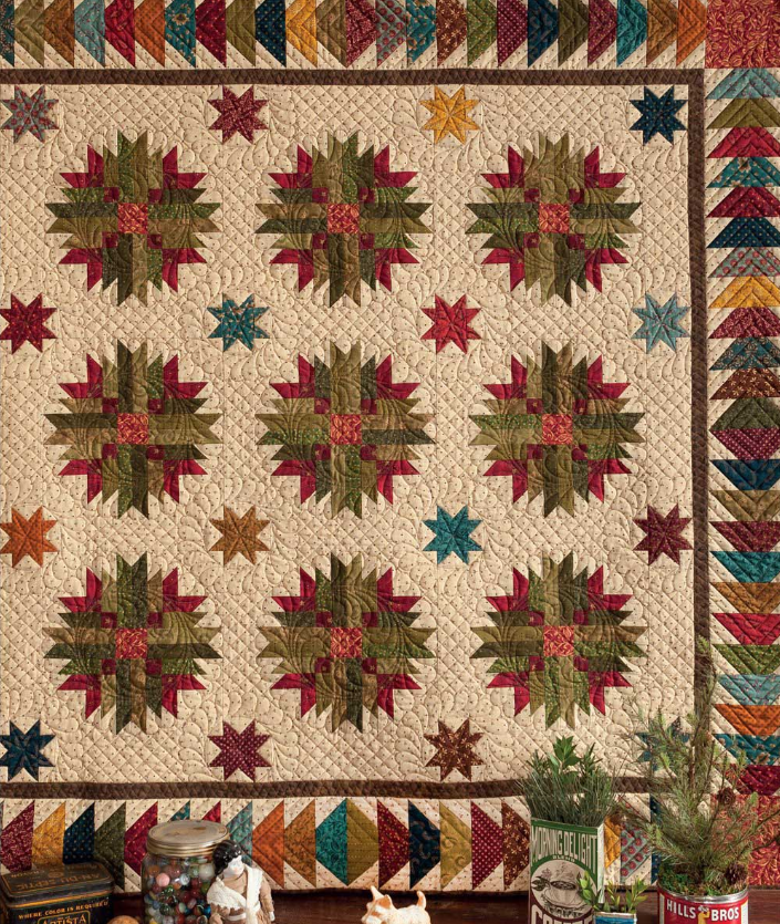 Scrappy Christmas CLM1511406 Quilt Blanket