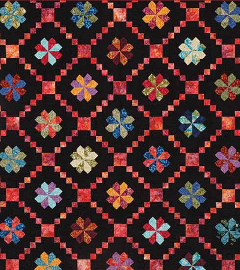 Flower Chain Quilt Blanket JP281001