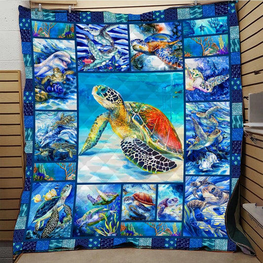 Sea Turtle ND051105 Quilt Blanket