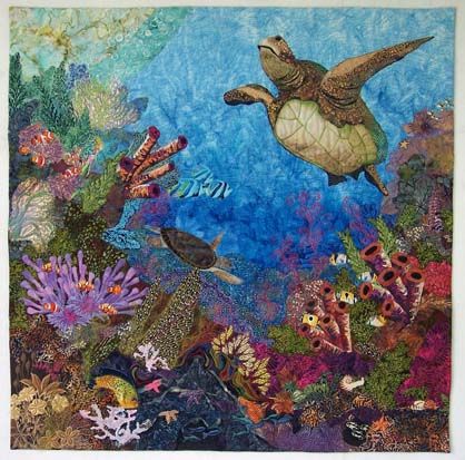 Sea Turtle CLA2310395Q Quilt Blanket