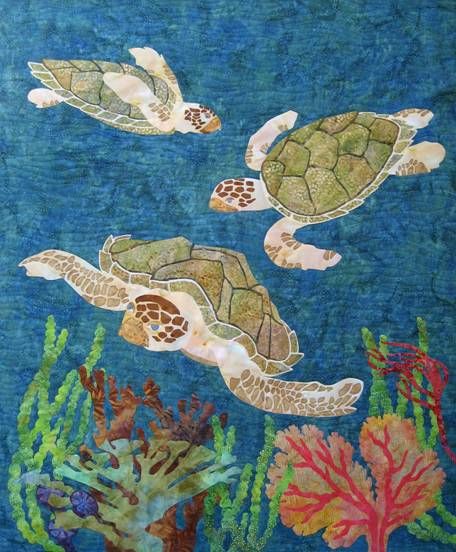 Sea Turtle CLA2310396Q Quilt Blanket