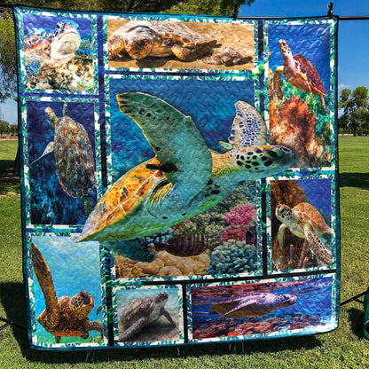 Sea Turtle Premium CL05100084MDQ Quilt Blanket