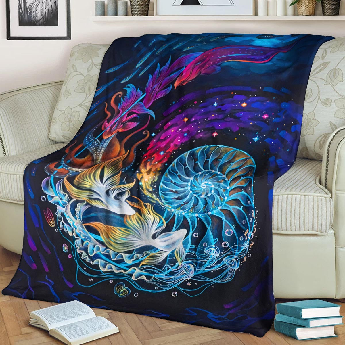 Sea DD240878F Sherpa Fleece Blanket