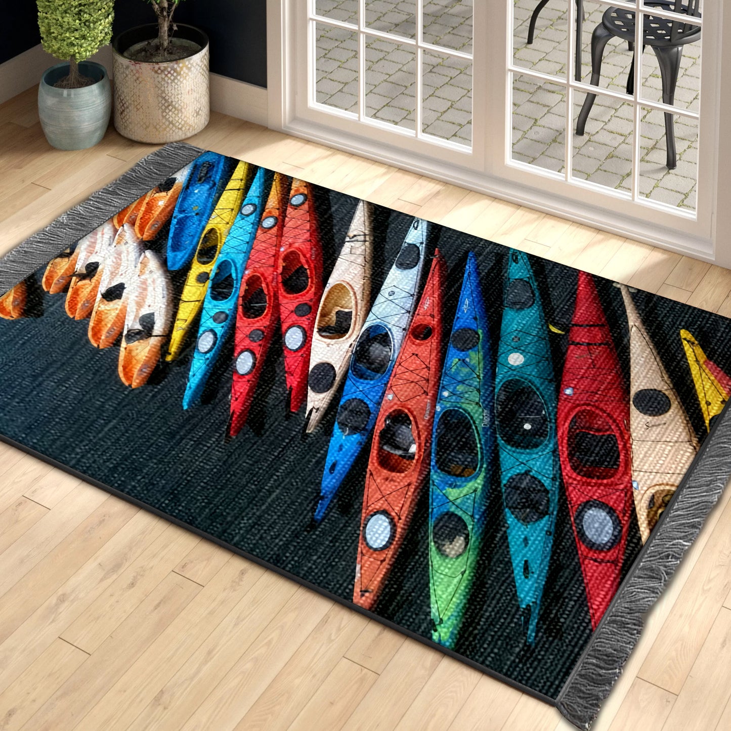 Sea Kayak DD260828O Decorative Floor-cloth