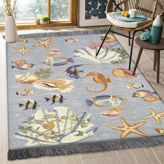Sea Life HM2210247F Decorative Floor-cloth