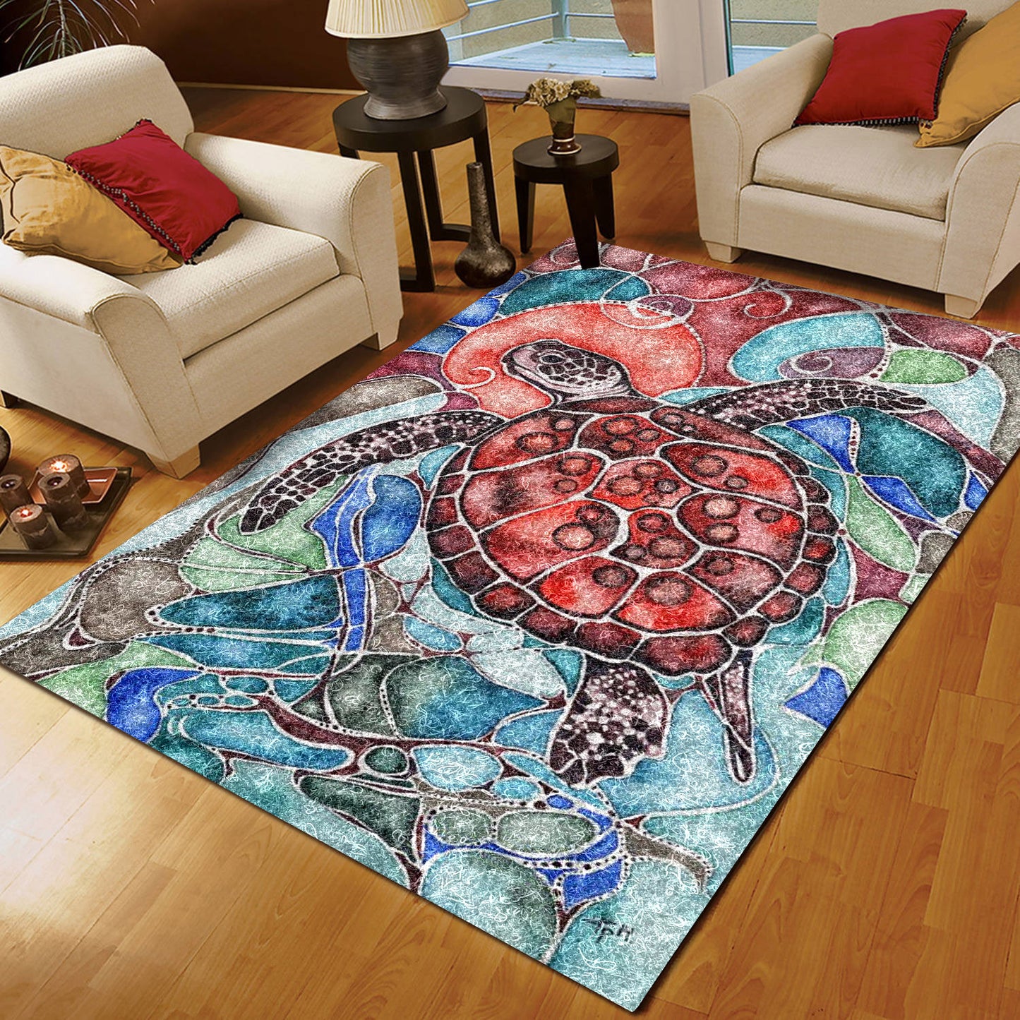 Sea Turtle HN0509172R Rug