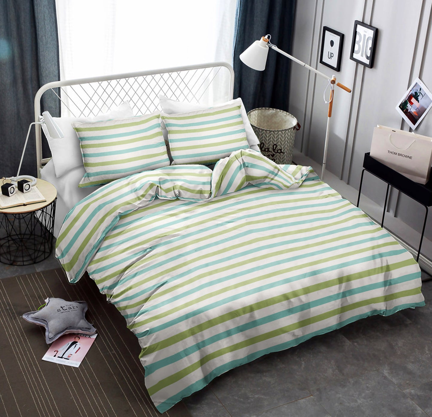 Sealife Stripe CLA0411431B Bedding Sets