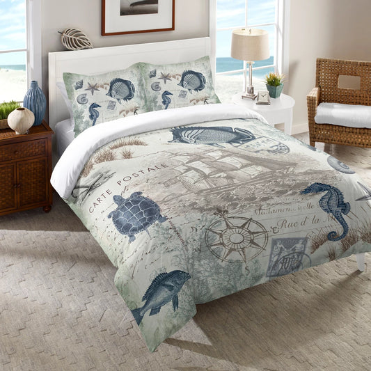 Seaside Postcard CLA2609196B Bedding Sets