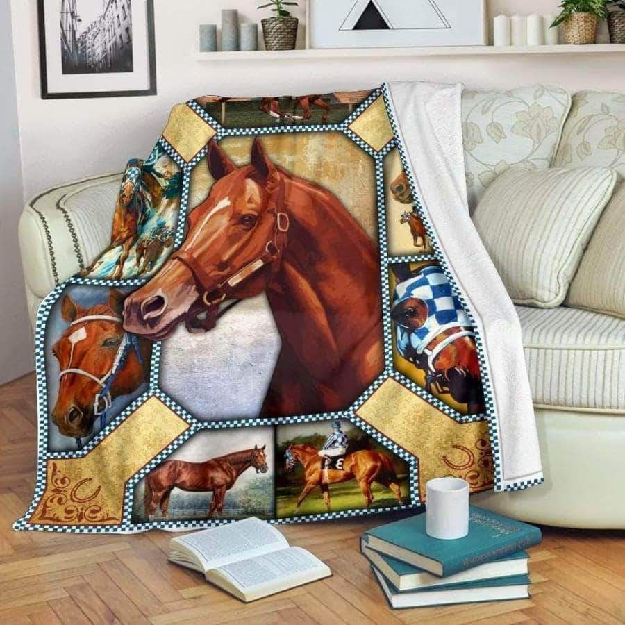 Secretariat CL05100464MDF Sherpa Fleece Blanket