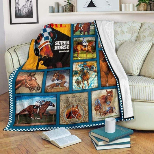 Secretariat CL05100466MDF Sherpa Fleece Blanket