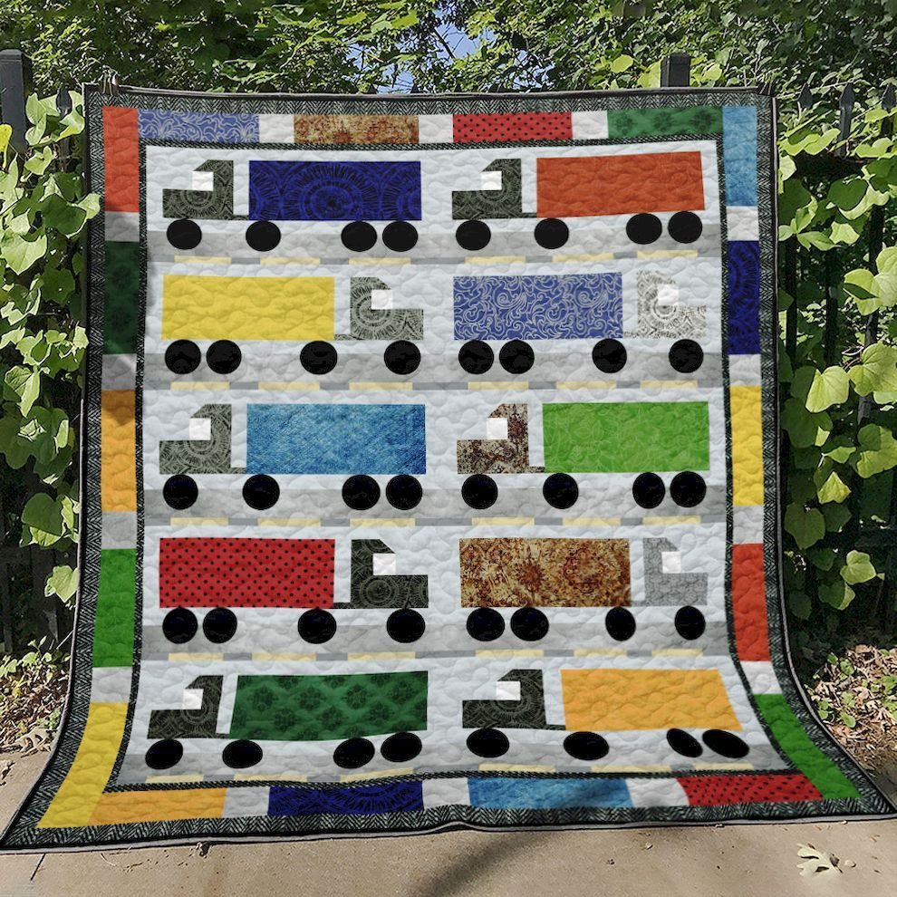 Semi Truck HM280621 Quilt Blanket