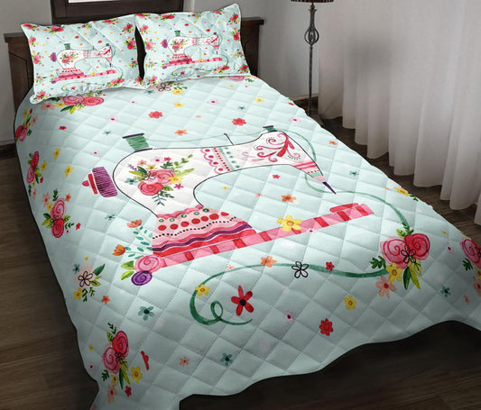 Sewing Love Quilt Bedding Set ND170910